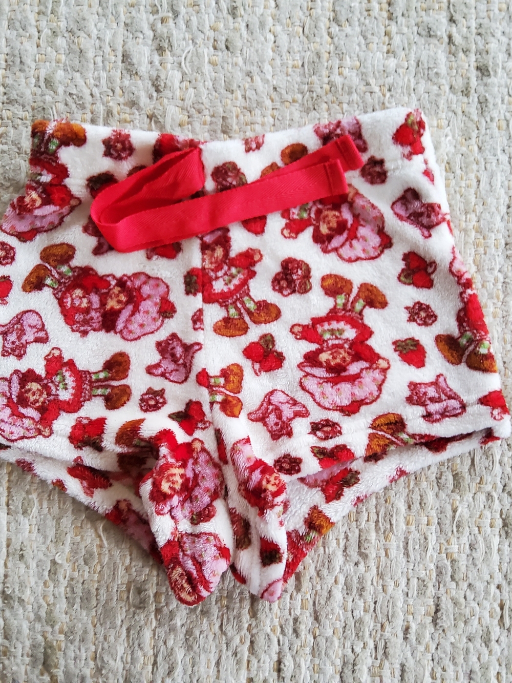 Kids Plush Strawberry Shortcake  Shorts